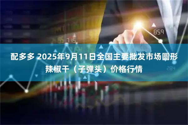 配多多 2025年9月11日全国主要批发市场圆形辣椒干（子弹头）价格行情