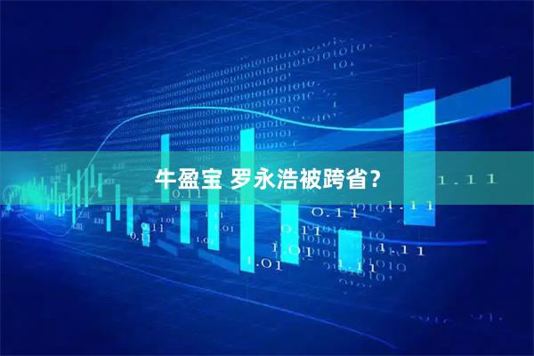 牛盈宝 罗永浩被跨省？