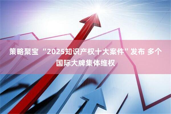 策略聚宝 “2025知识产权十大案件”发布 多个国际大牌集体维权