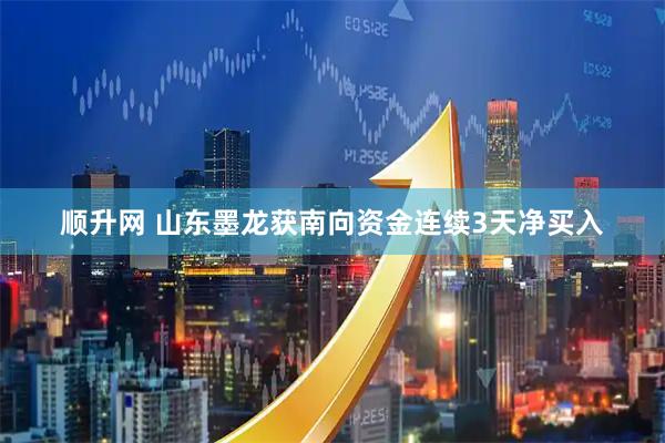 顺升网 山东墨龙获南向资金连续3天净买入